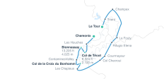  Tour du Mont Blanc Trekkingreise - 11 Destinationen 