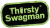Thirsty Swagman Logo