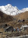 foto de reseña de cliente de Excursionismo en campamento base del Annapurana 2