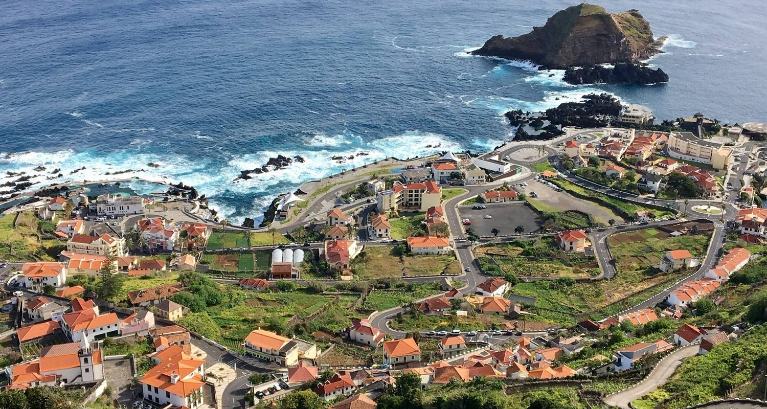 Scenic ocean view in Madeira vacation
