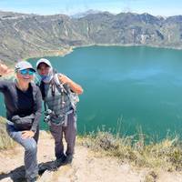 Photo de voyageur Aventure dans la lagune de Quilotoa en plomb #3