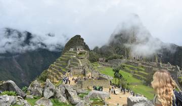 Machu Picchu viewed from a higher vantage