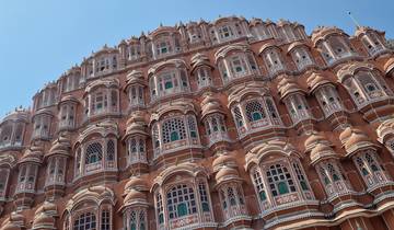 Front view of an architectural marvel with intricate windows.