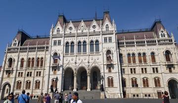 Parliament building with ornate architecture.