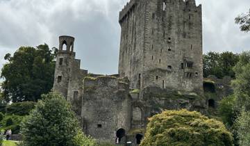 Ancient stone castle with a tower