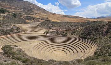 The circular terraces of Moray in Peru.