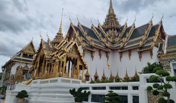 The Grand Palace's ornate Thai architecture.