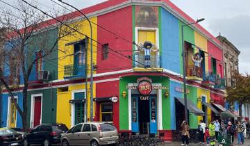 Colorful building on Caminito street