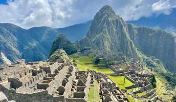 Scenic view of Machu Picchu.