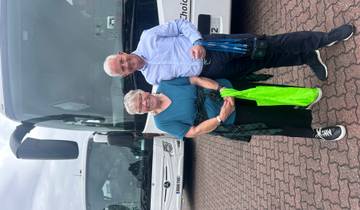 Close-up view of a glacier's icy surface.