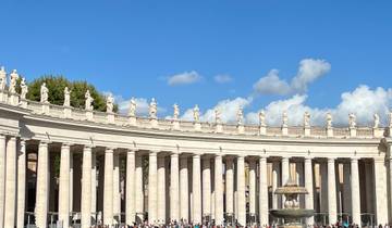 Statue-lined colonnade of St. Peter's Square