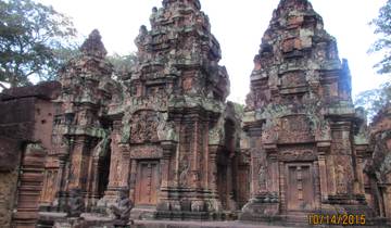 Ornately carved ancient temple complex.