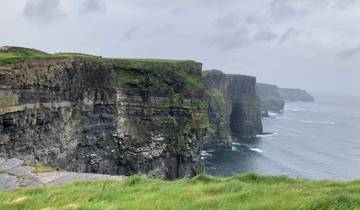 Cliffs of Moher with ocean view.