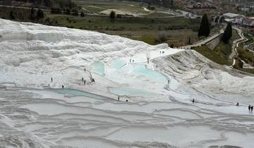 Thermal pools at Pamukkale.
