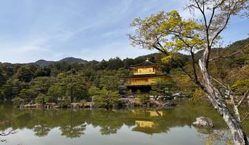 Kinkaku-ji (Golden Pavilion) reflecting in a pond.