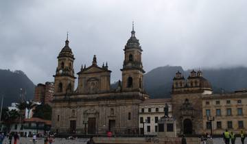 Large historic cathedral in a city setting.