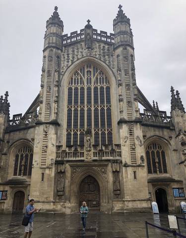 Intricate stone architecture of a historic building facade.