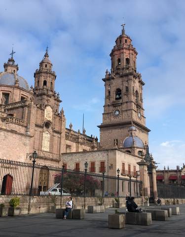 A historical cathedral with elaborate architecture.