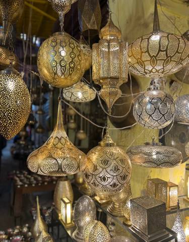 Beautifully crafted lanterns displayed together