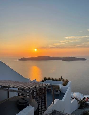Sunset over the Aegean Sea