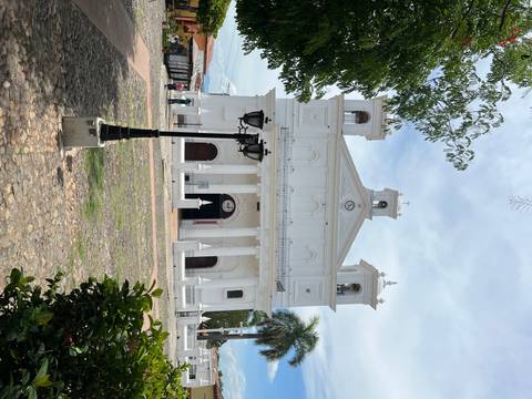 Church with detailed architecture.
