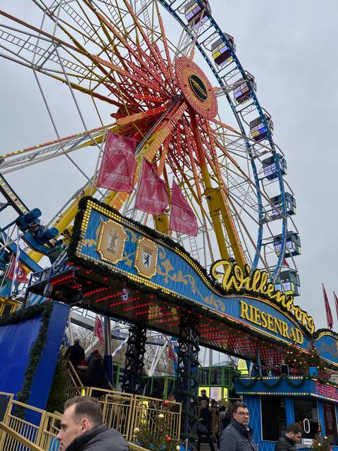 Ferris wheel at a fairground