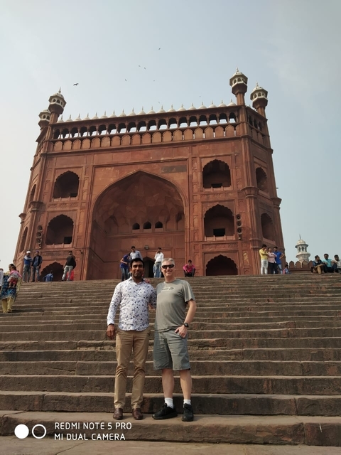 Photo d'avis client sur Circuit de 4 jours dans le Triangle d'Or (lever/coucher de soleil du Taj Mahal) - Circuit à Delhi, Agra et Jaipur 