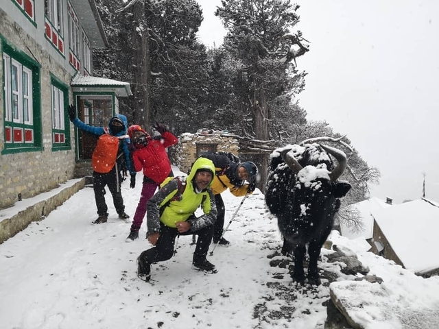 Photo d'avis client sur Trek de 12 jours au camp de base de l'Everest - Aventure au Népal 
