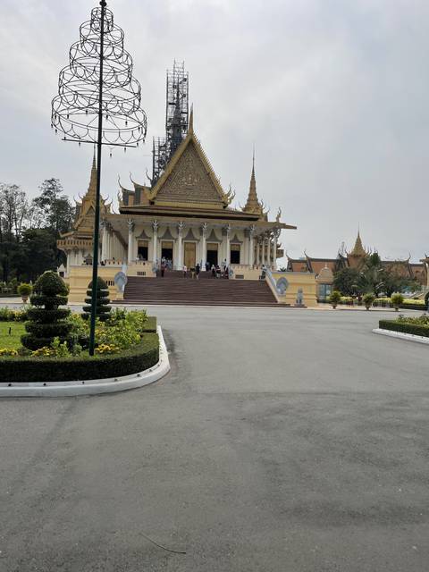       Ornate building with elaborate decorations and structures.
  