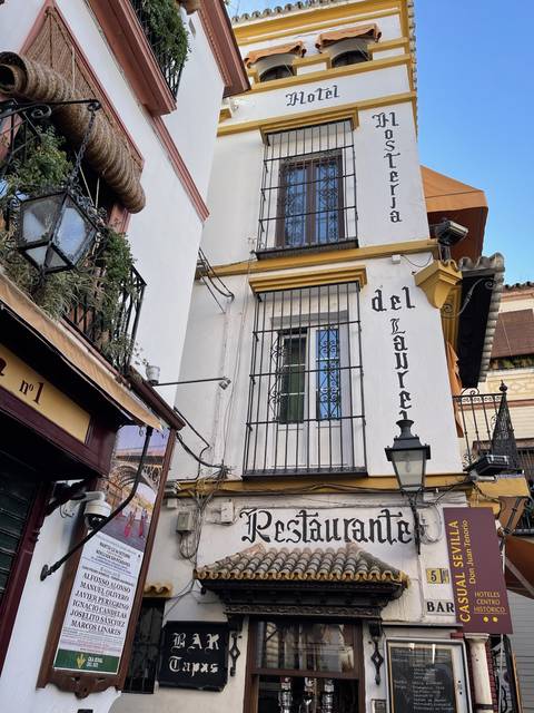 Outdoor facade of a hotel