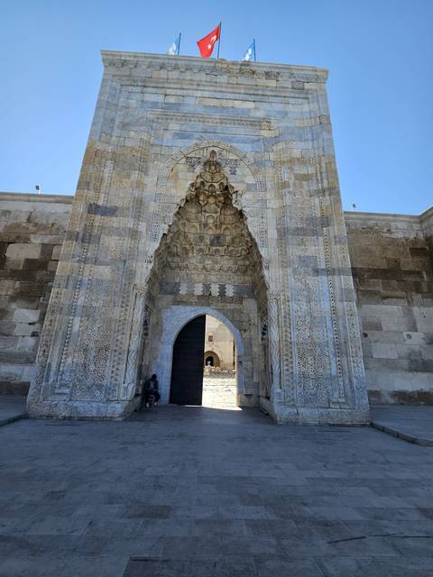       Ornate decorative gate entrance.
  
