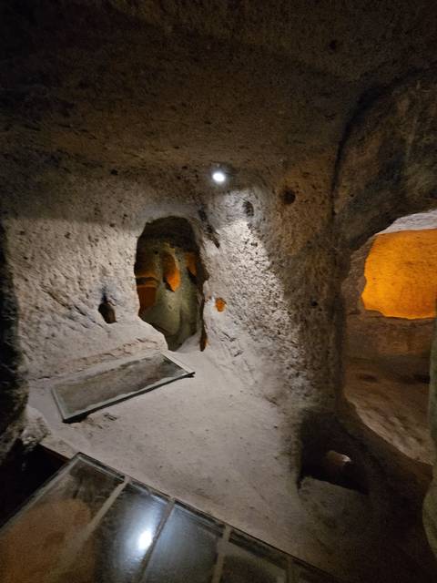       Underground cave network.
  