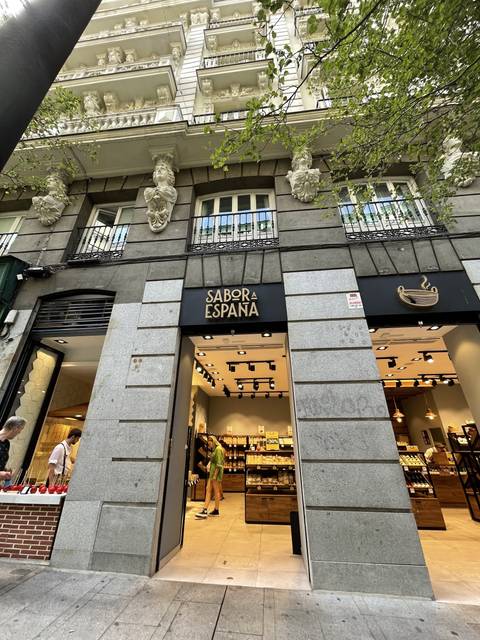 Storefront with signage.