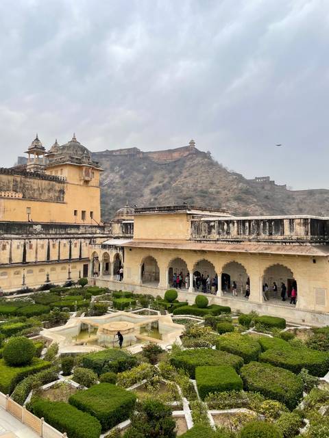       Part of a fort complex with a garden.
  