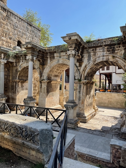       Arched stone gate with historical significance.
  
