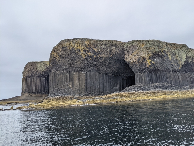 Natural stone formations by the sea coast.