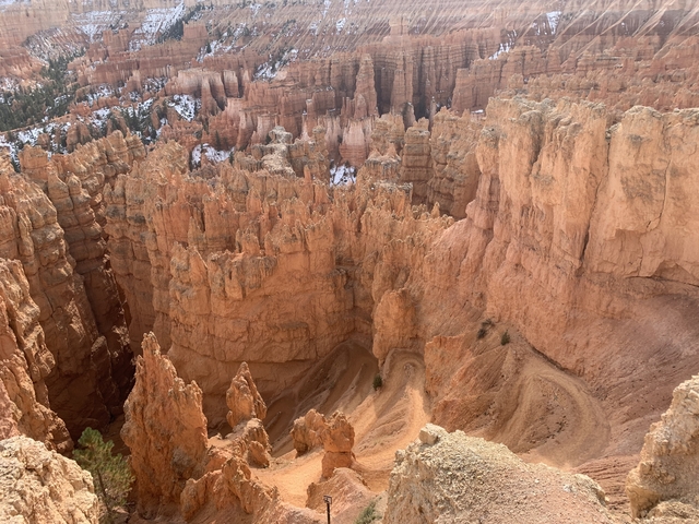 Overview of Bryce Canyon's hoodoos.