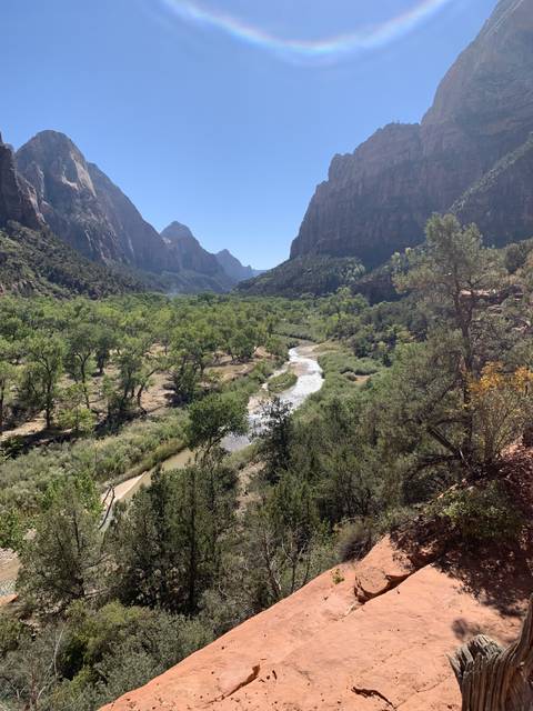 Scenic view of a river from a height.