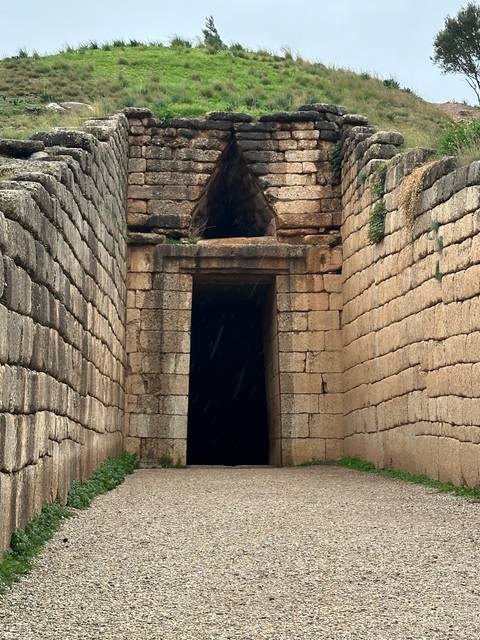 Ancient stone archway entrance.