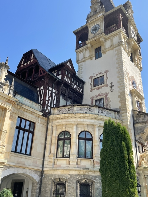 Ornate architecture of a historical building.