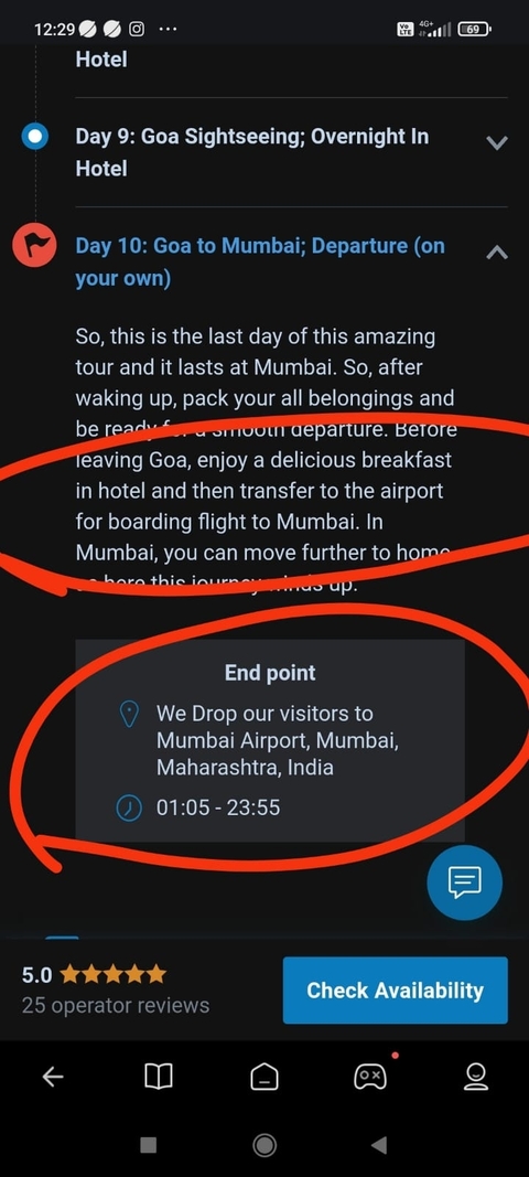       Photo d'avis client sur Inde du Sud avec Goa au départ de Chennai - tout compris - 10 jours 
  