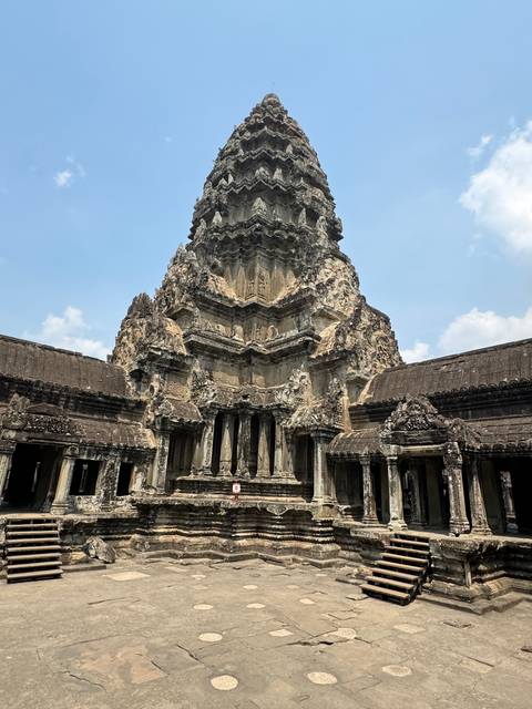       Ancient temple with intricate architecture.
  