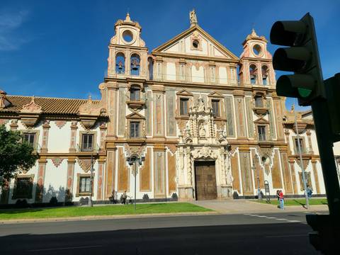 Baroque architectural building with detailed facade.