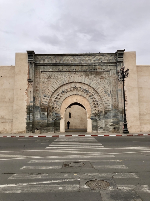 Beautifully designed archway with intricate details.