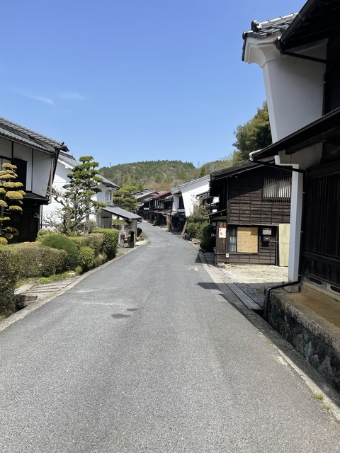       Old pedestrian street with traditional houses
  