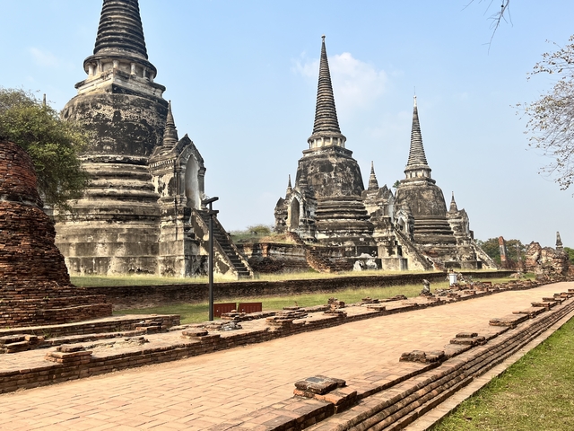 Ruins of an ancient temple complex.