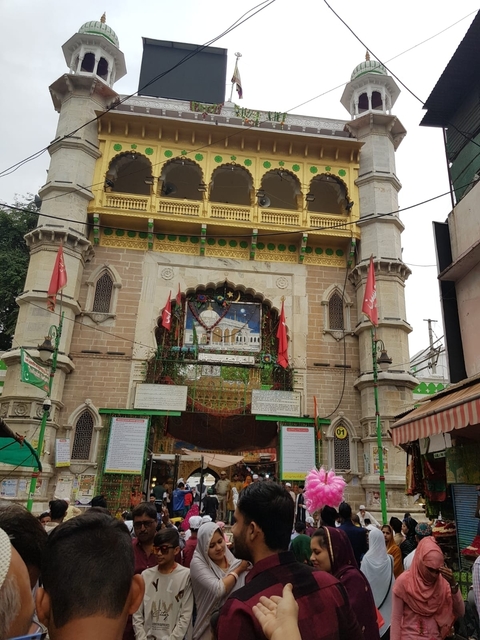 Decorated entrance of a historic temple or mosque.