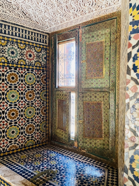       Traditional Moroccan architectural interiors with ornate designs.
  
