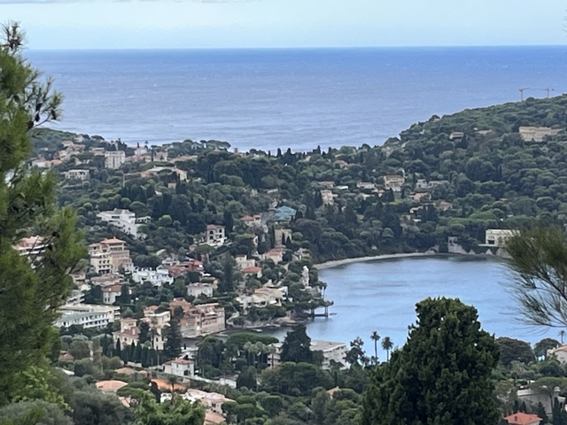 Scenic view of a coastal area with the sea.
