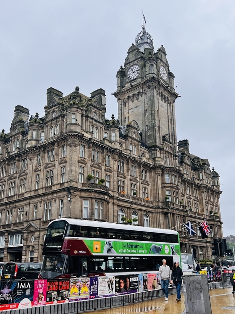 Grand historic building with ornate architectural details.